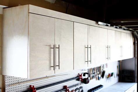 wall mounted garage cabinets diy